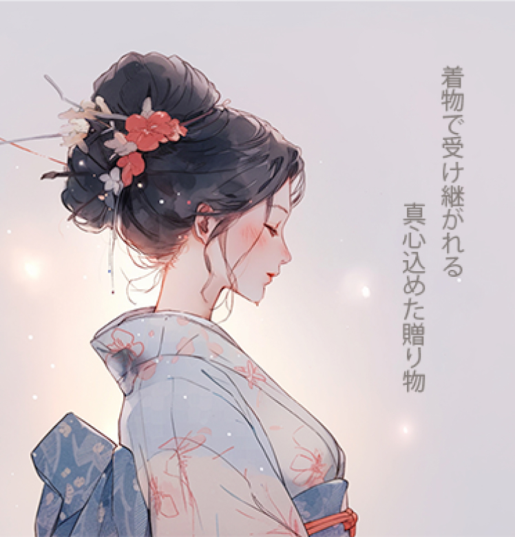 着物で受け継がれる真心込めた贈り物